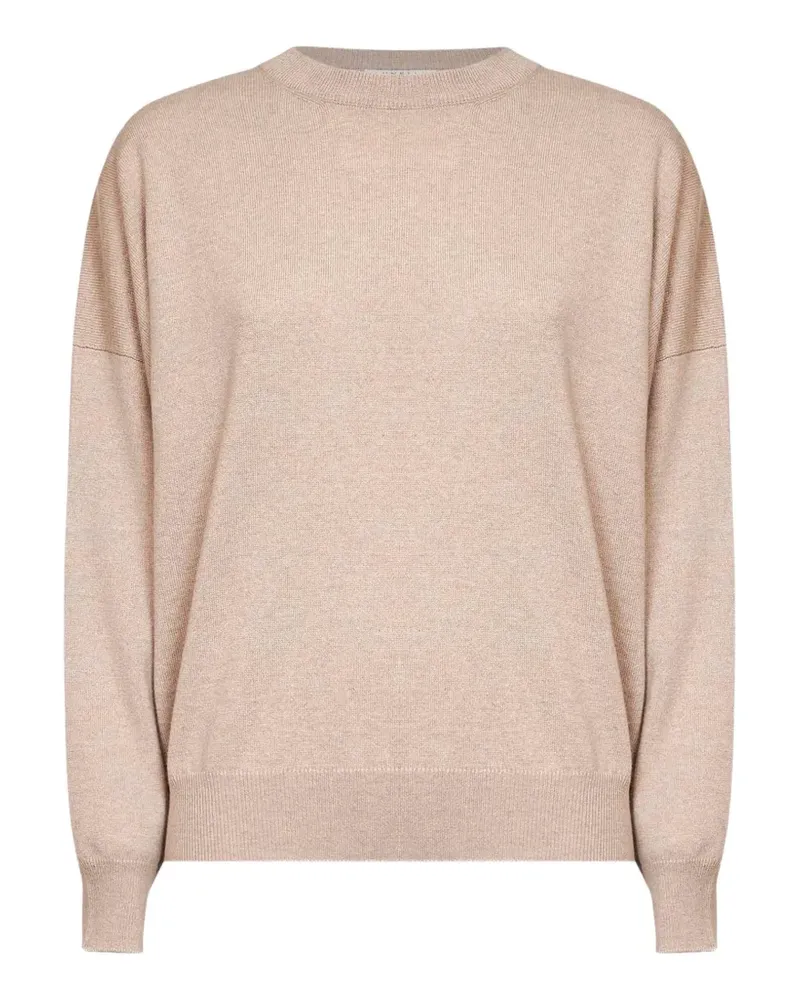 Brunello Cucinelli Pullover mit Monili-Besatz - Nude Nude
