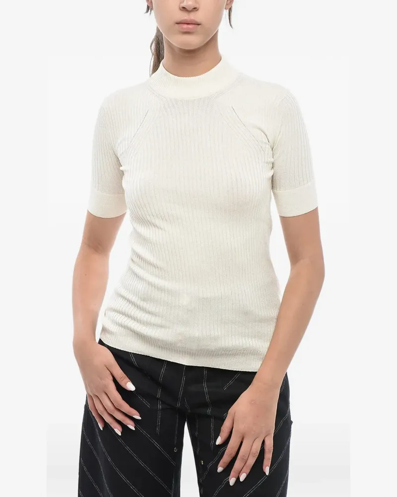 Stella McCartney Gerippter Strickpullover - Nude Nude