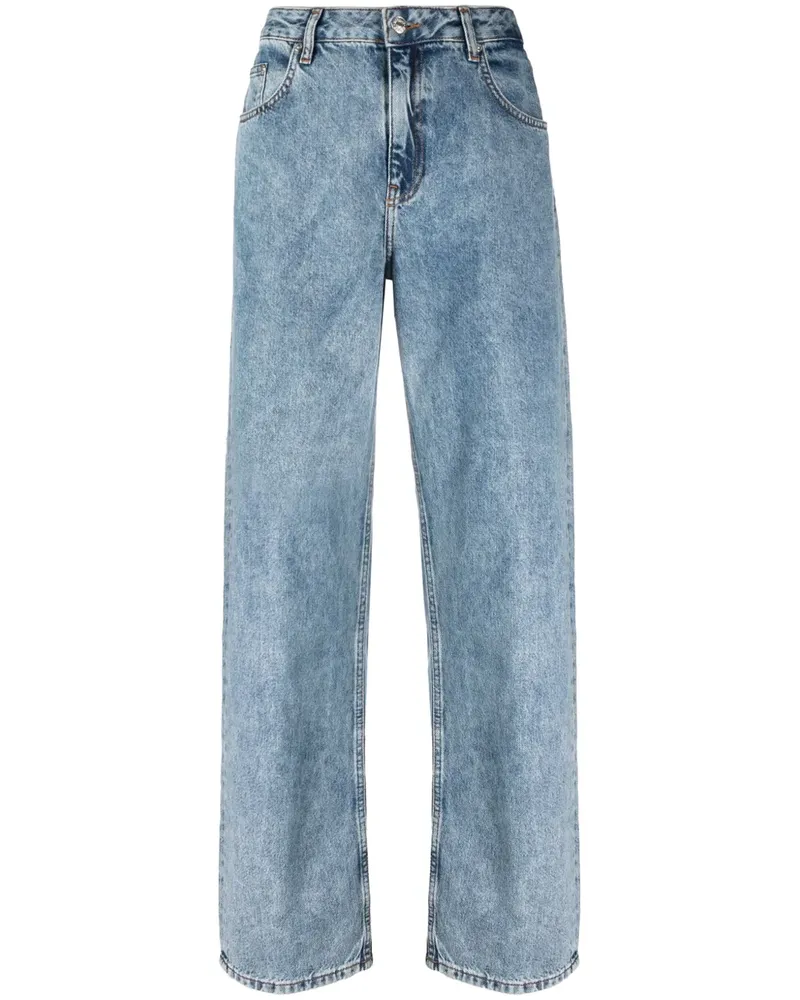 Moschino Jeans mit ausgeblichenem Effekt - Blau Blau