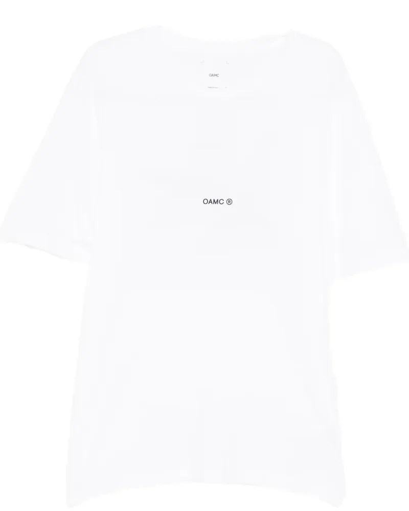 OAMC T-Shirt mit Logo - Weiß Weiß