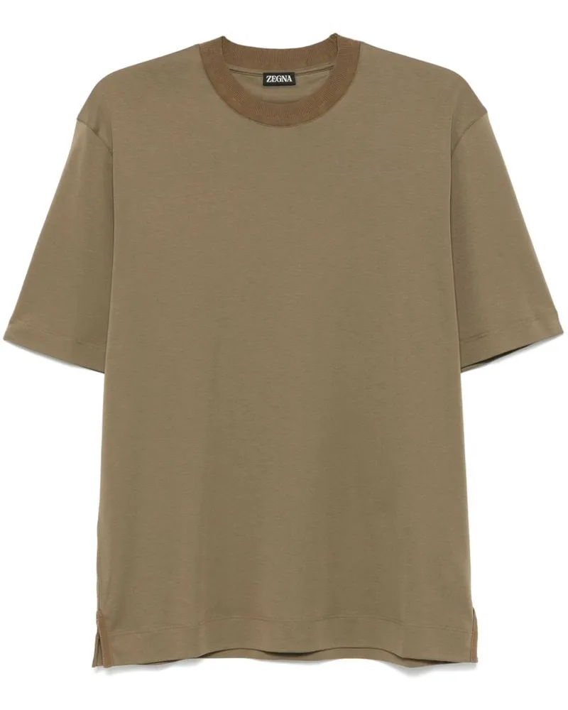 Ermenegildo Zegna T-Shirt aus Jersey - Grün Grün