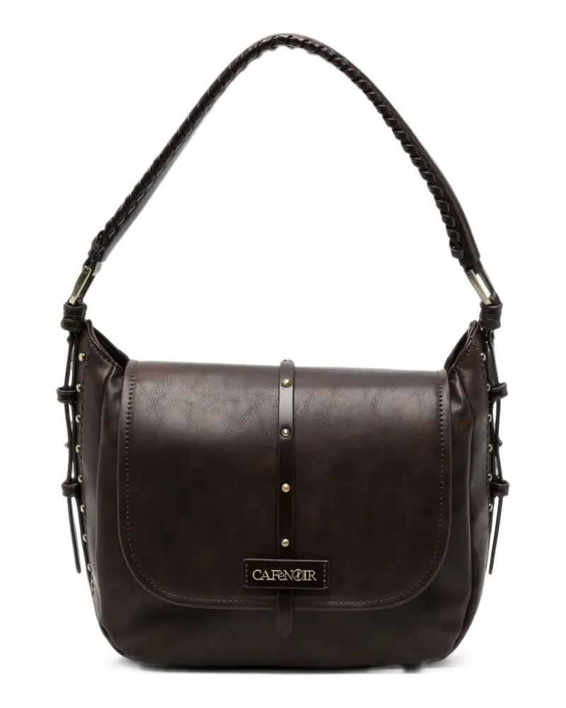 CAFèNOIR  stud-embellished shoulder bag - Braun Braun