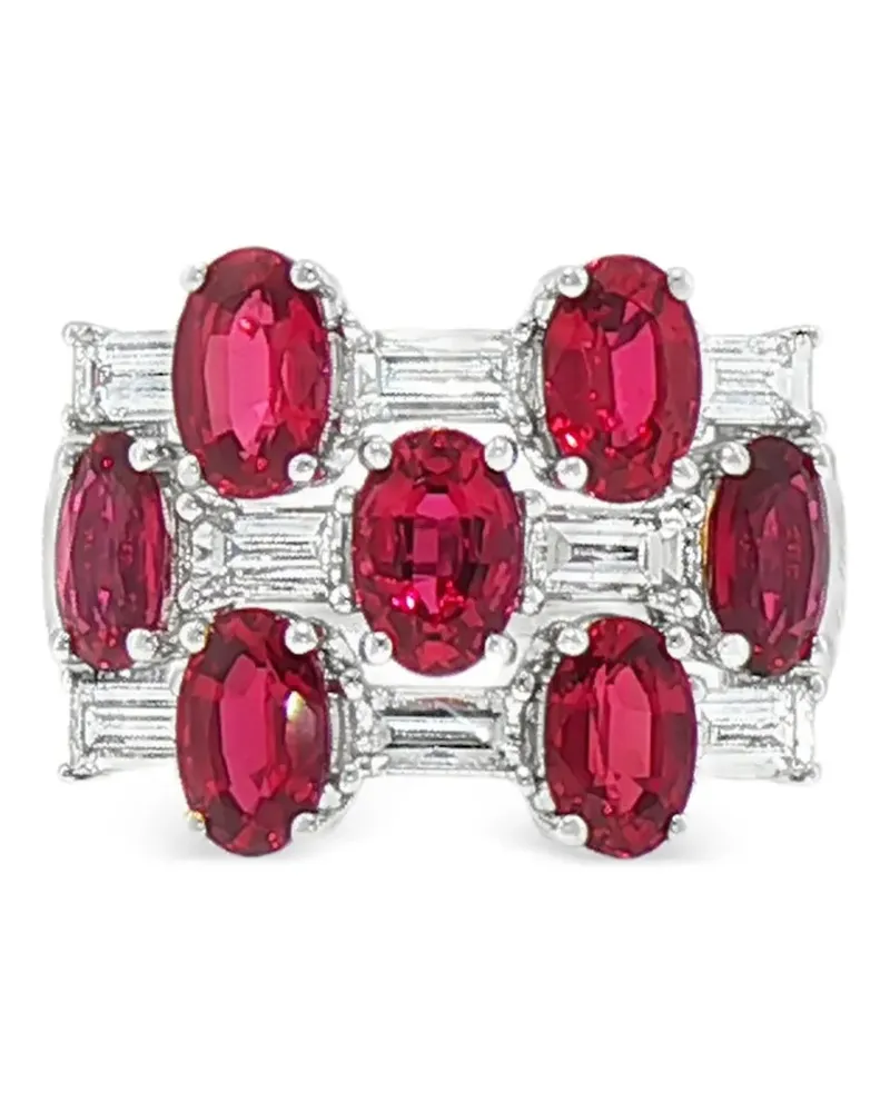 HYT Jewelry ruby and diamond ring - Silber Silber
