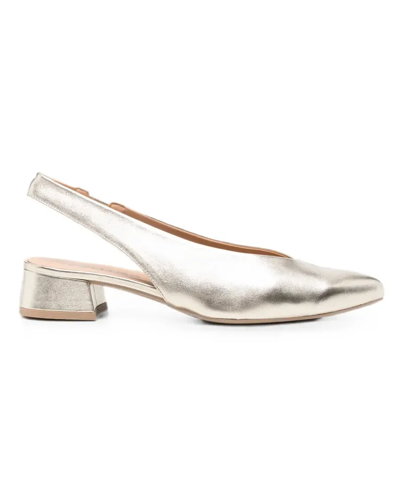 Melluso Patty slingback heeled pumps - Gold Gold