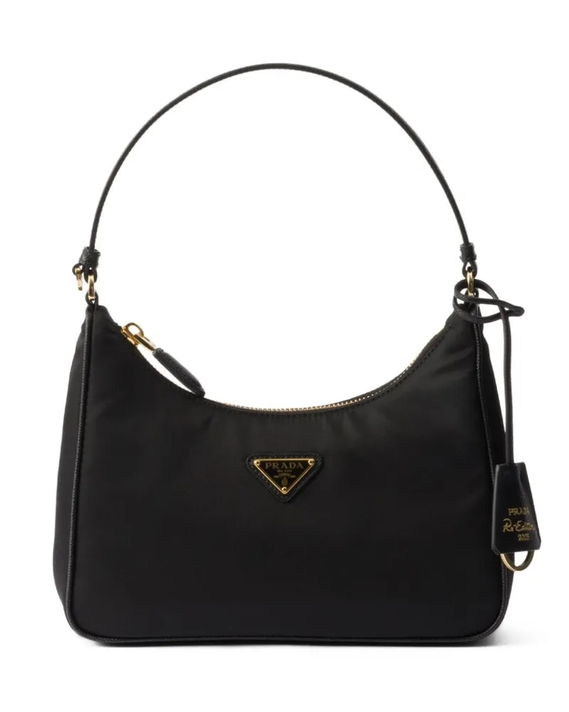 Prada Re-Edition Mini-Tasche - Schwarz Schwarz
