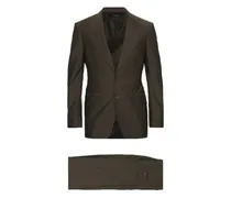 Anzug mit drei Knöpfen - Braun