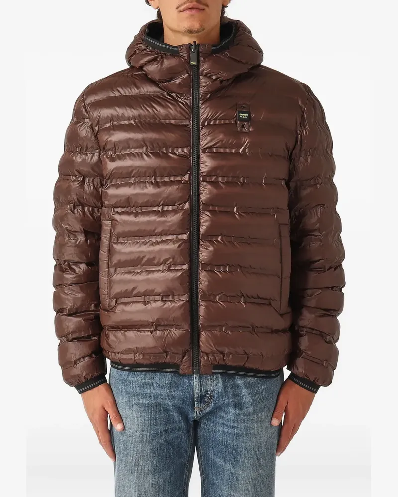 Blauer Wendbare Donald Jacke - Schwarz Schwarz