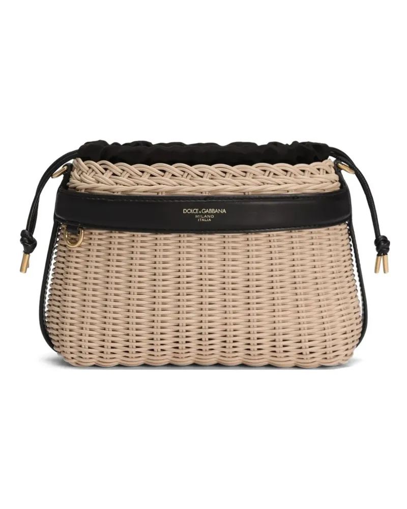 Dolce & Gabbana Kleine Carla Handtasche - Nude Nude
