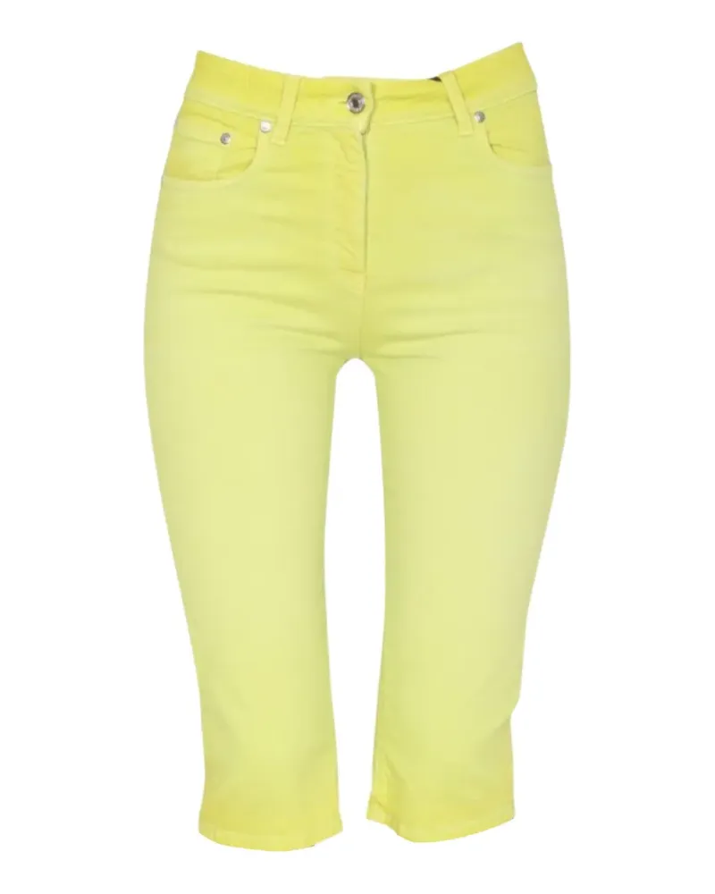 MSGM Schmale Cropped-Jeans - Grün Grün