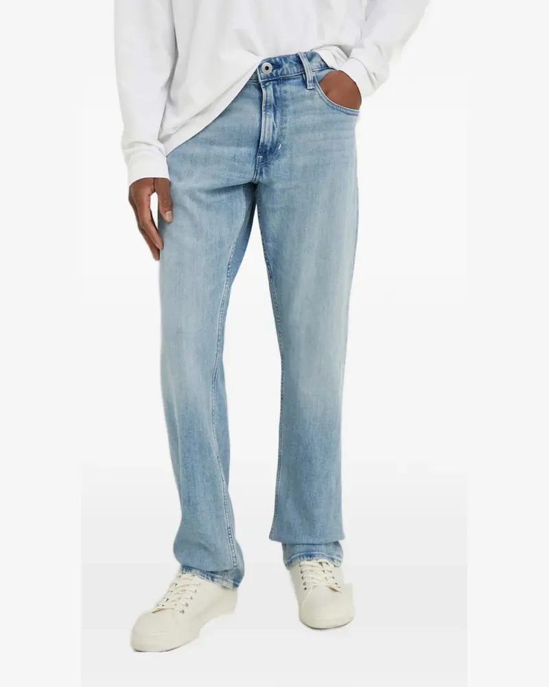 G-STAR RAW logo-patch denim jeans - Blau Blau