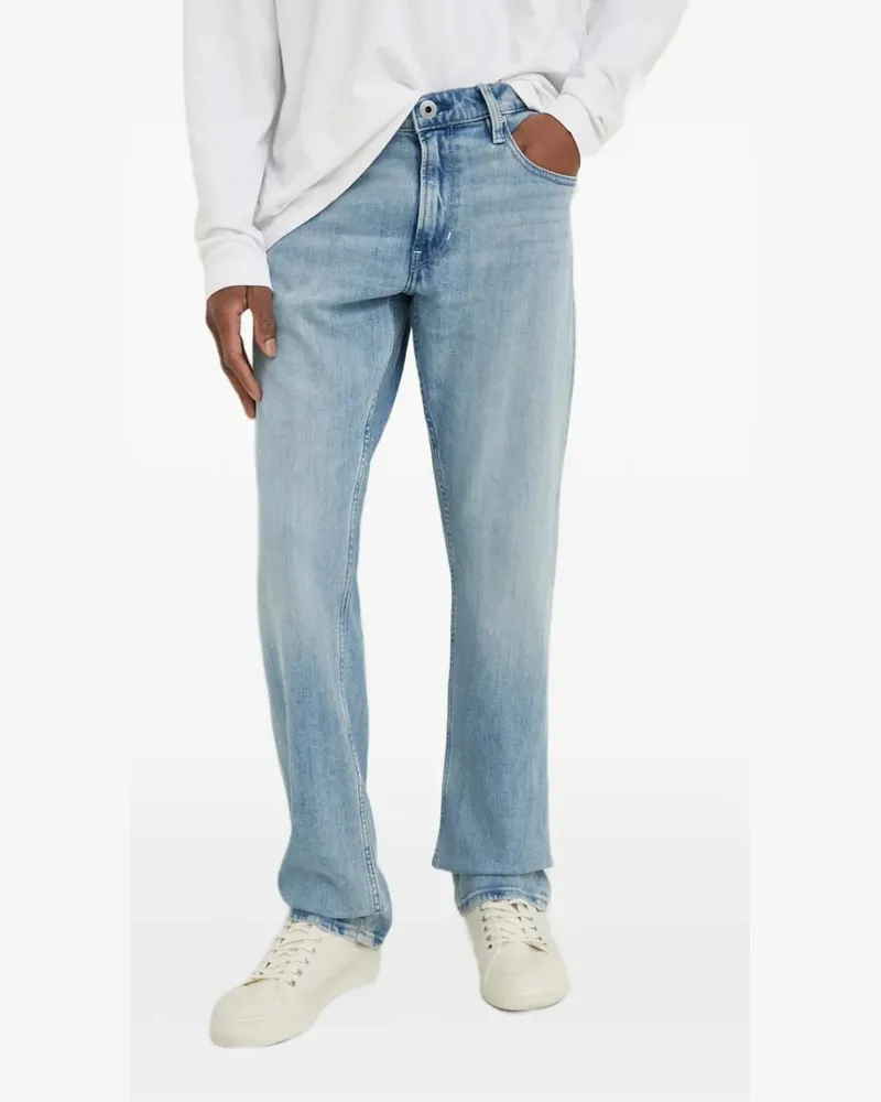 G-STAR RAW Jeans mit Logo-Patch - Blau Blau