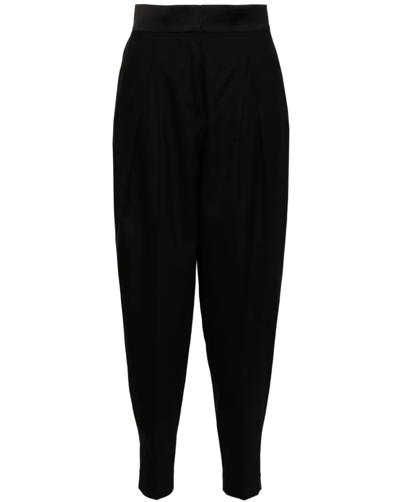 Genny Klassische Tapered-Hose Schwarz