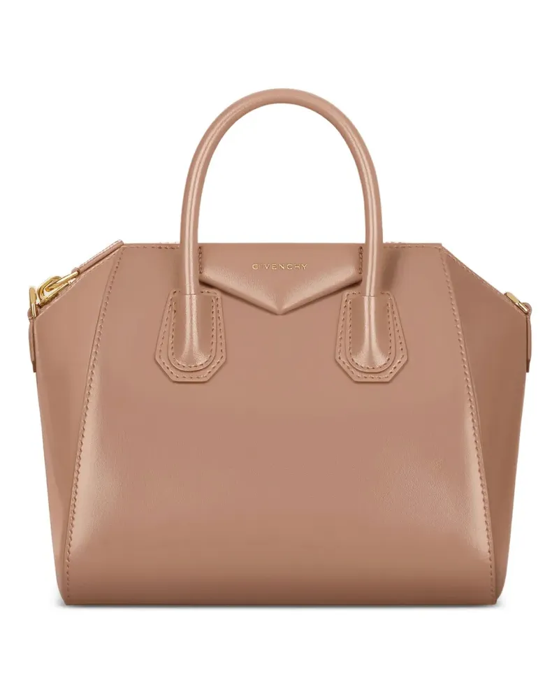 Givenchy Kleine Antigona Tasche aus Leder - Nude Nude