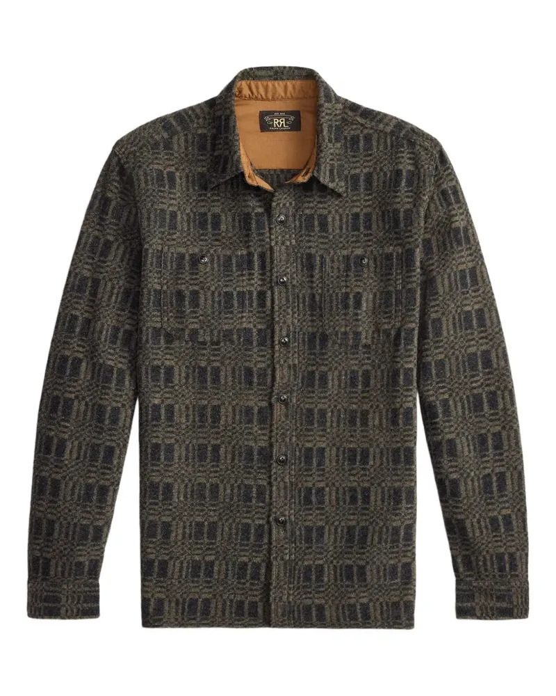 Ralph Lauren Karierte Hemdjacke - Grau Grau