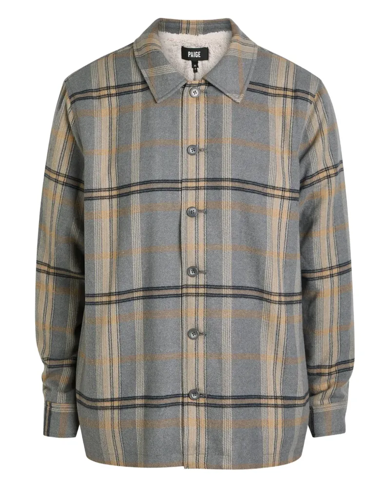 Paige plaid shirt - Grau Grau