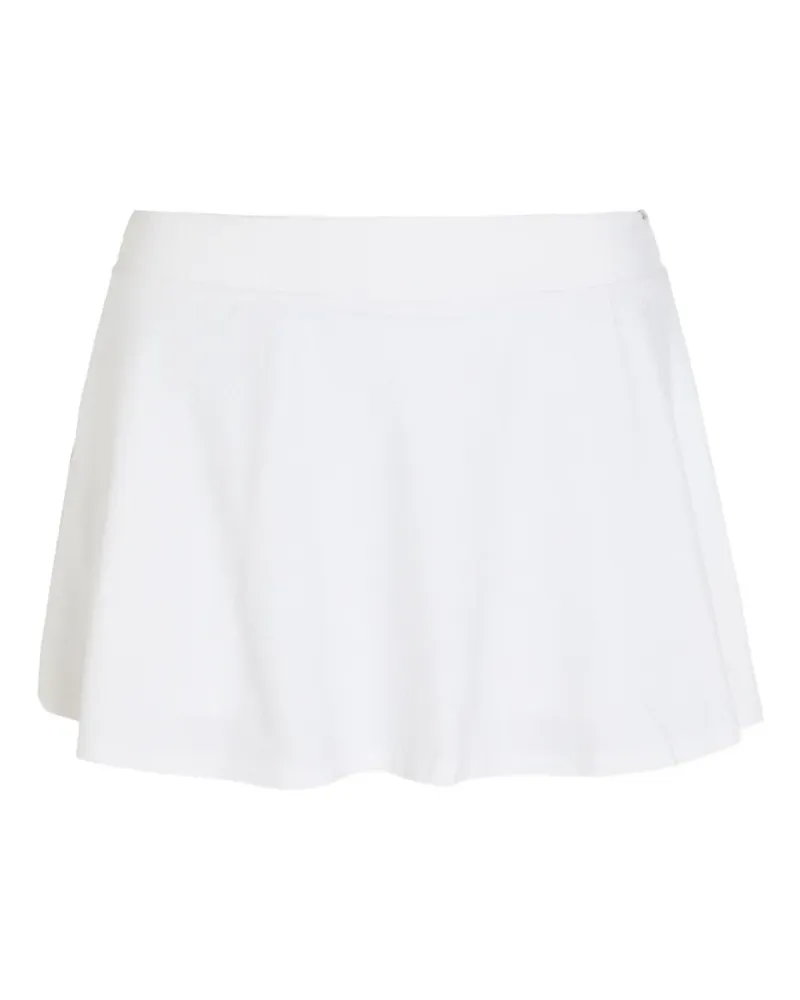 vuori Baseline textured A-line mini skirt - Weiß Weiß