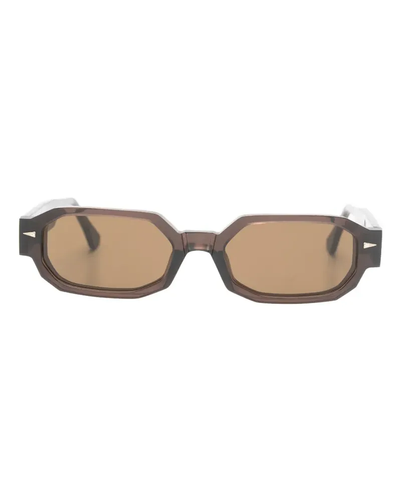 AHLEM Jules geometic-frame sunglasses - Braun Braun