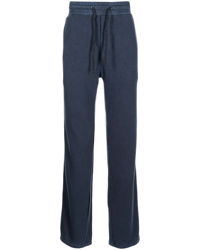 James Perse Fleece-Jogginghose mit Kordelzug - Blau Blau
