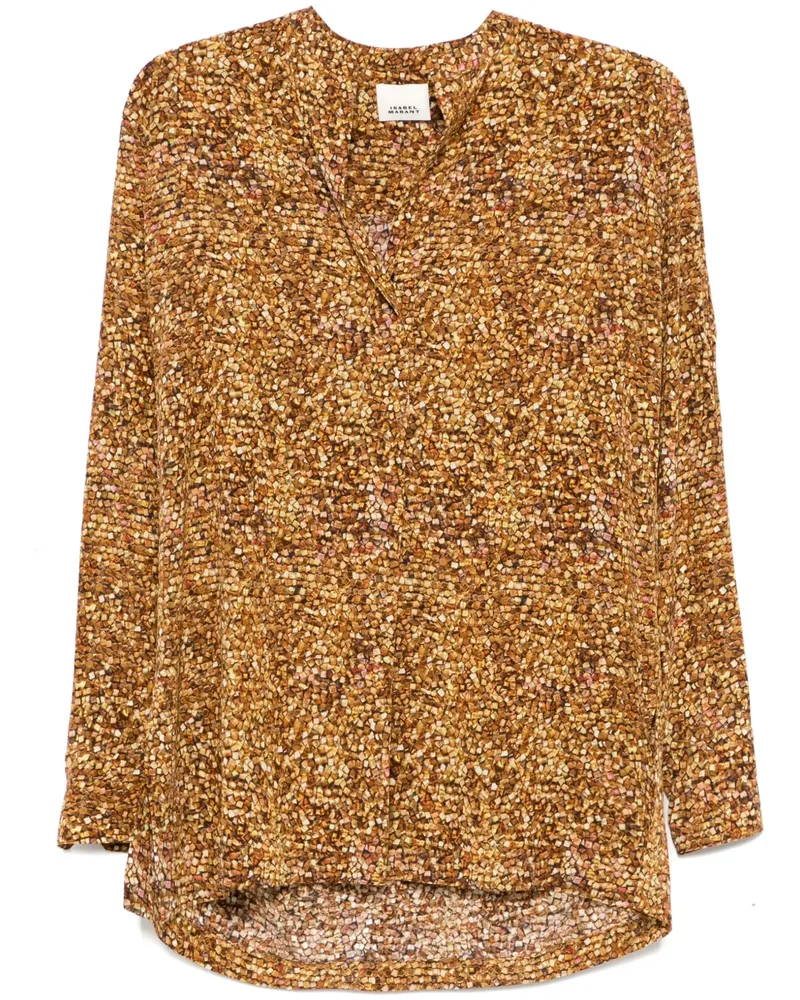 Isabel Marant Sima Bluse - Gelb Gelb