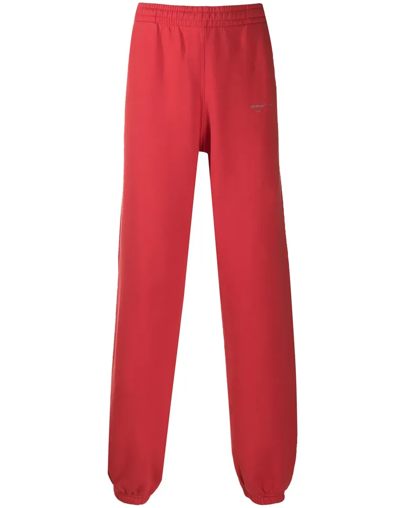 OFF-WHITE Jogginghose mit Logo - Rot Rot