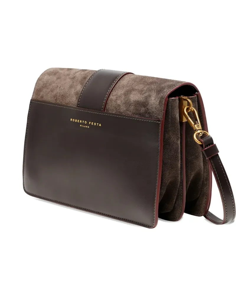 FESTA Milano Clizia belt cross body bag - Braun Braun