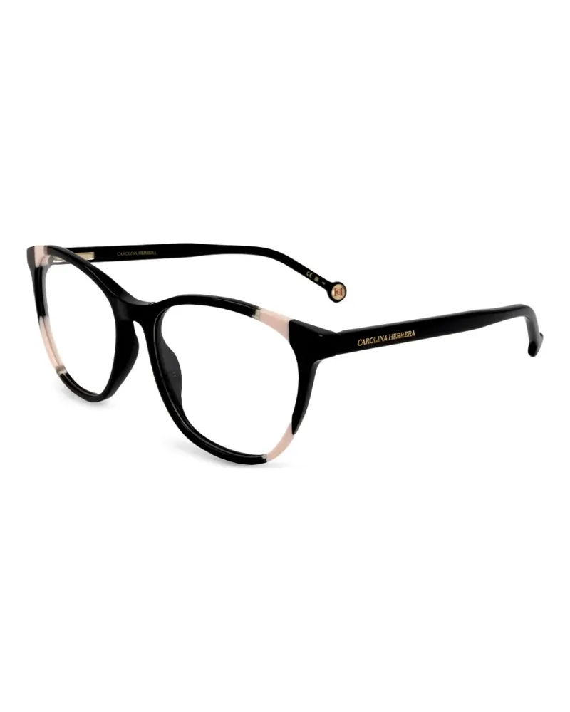 Carolina Herrera New York Cat-Eye-Brille - Schwarz Schwarz