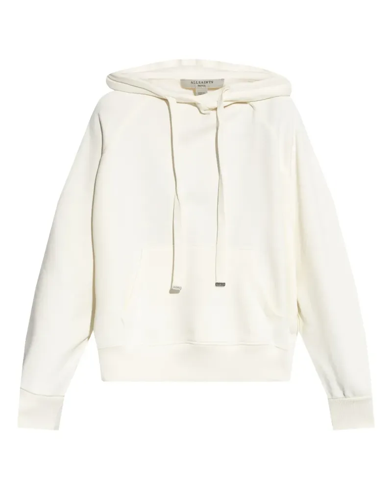 AllSaints Hoodie mit Logo - Weiß Weiß