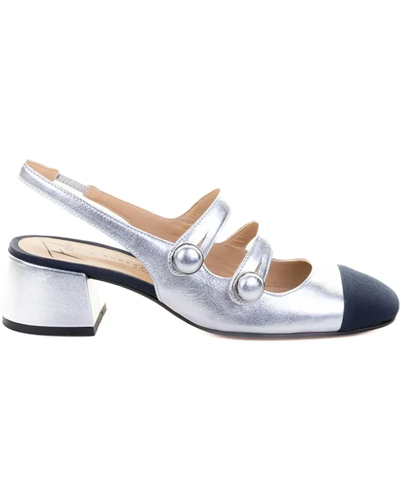 FESTA Milano Lagoa Pumps mit doppeltem Riemen - Grau Grau