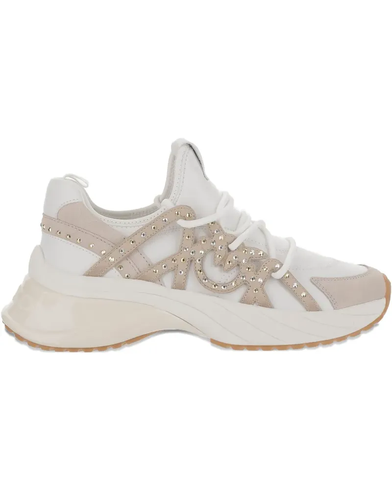 Pinko Ariel Sneakers mit Strassverzierung - Nude Nude