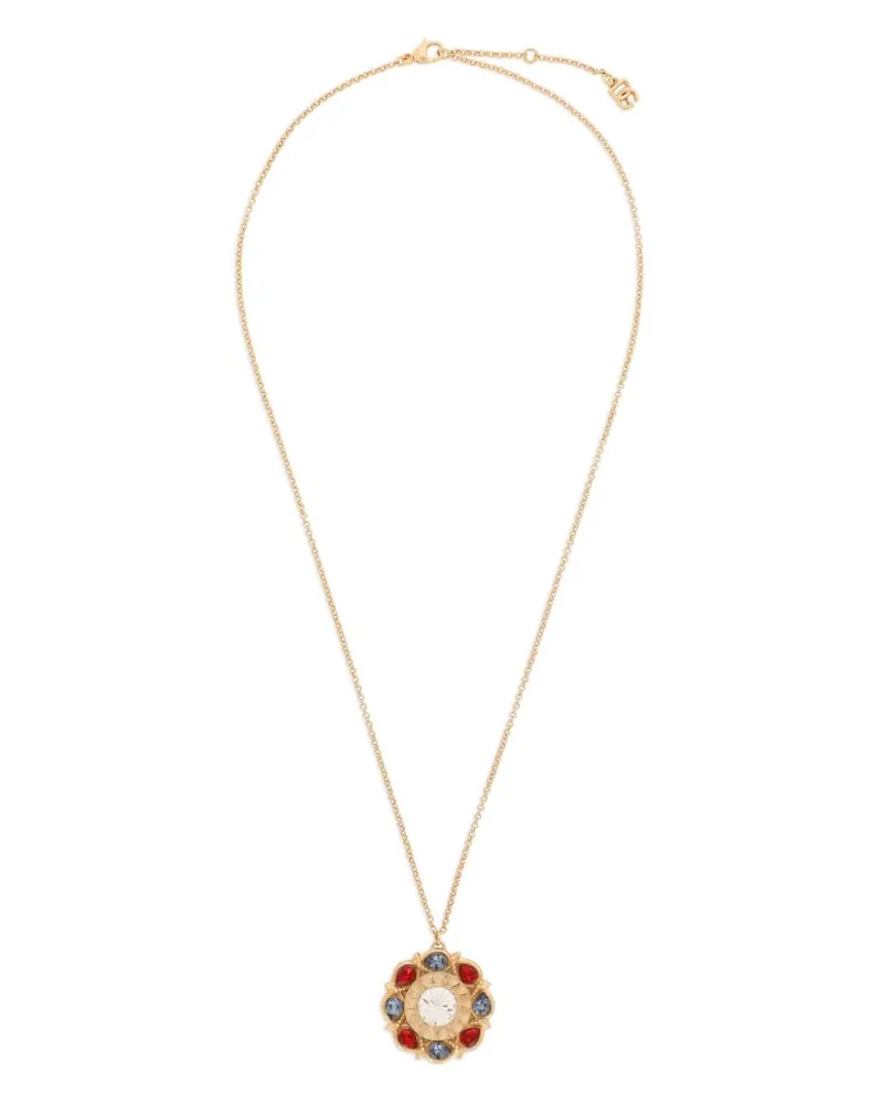 Dolce & Gabbana Halskette mit DG-Logo - Gold Gold