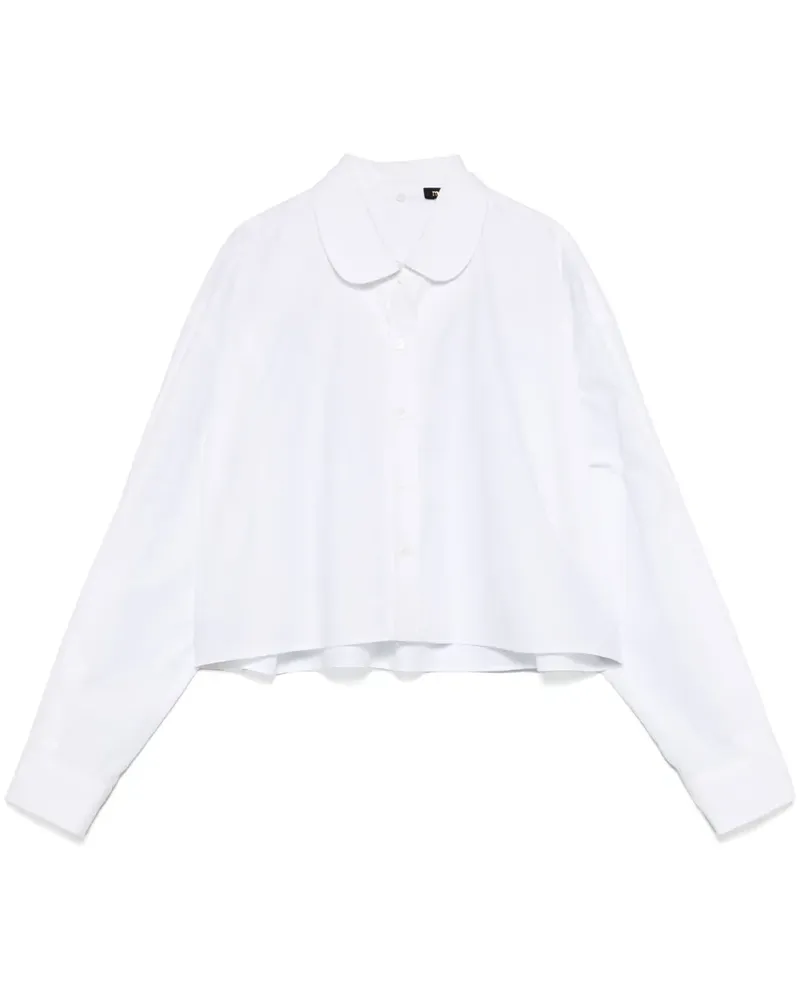 Maje Cropped-Hemd - Weiß Weiß