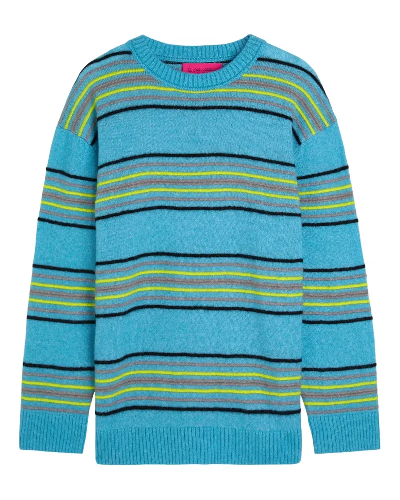 The Elder Statesman Gestreifter Pullover - Blau Blau