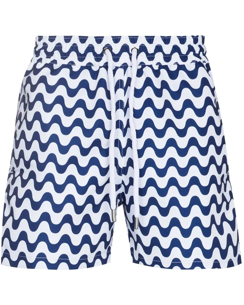 Frescobol Carioca Copacabana Sport Badeshorts Weiß