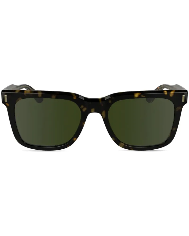 Calvin Klein Sonnenbrille mit eckigem Gestell - Braun Braun