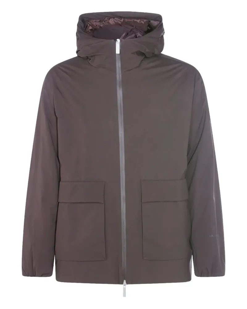 Herno Gefütterter Kapuzenmantel - Braun Braun