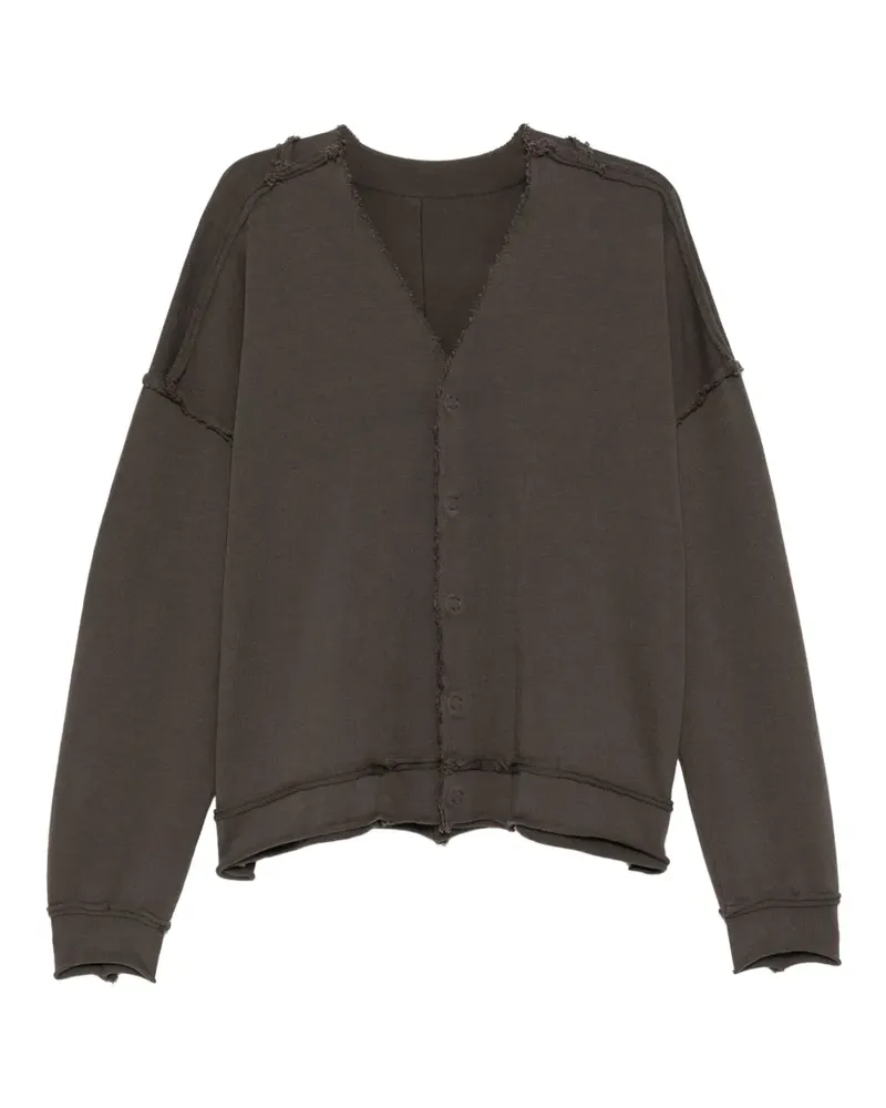 The Viridi-anne raw-cut cardigan - Braun Braun
