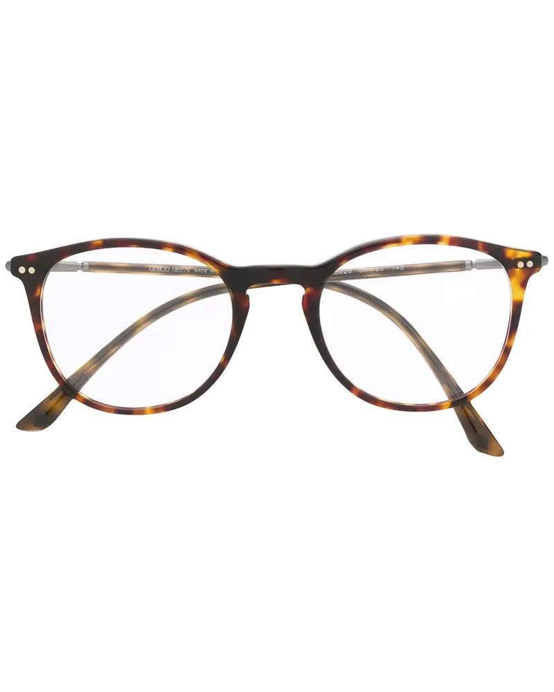 Giorgio Armani Eckige Brille - Braun Braun