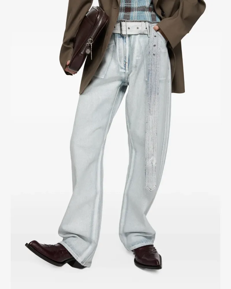 Acne Studios Jeans mit Gürtel - Blau Blau
