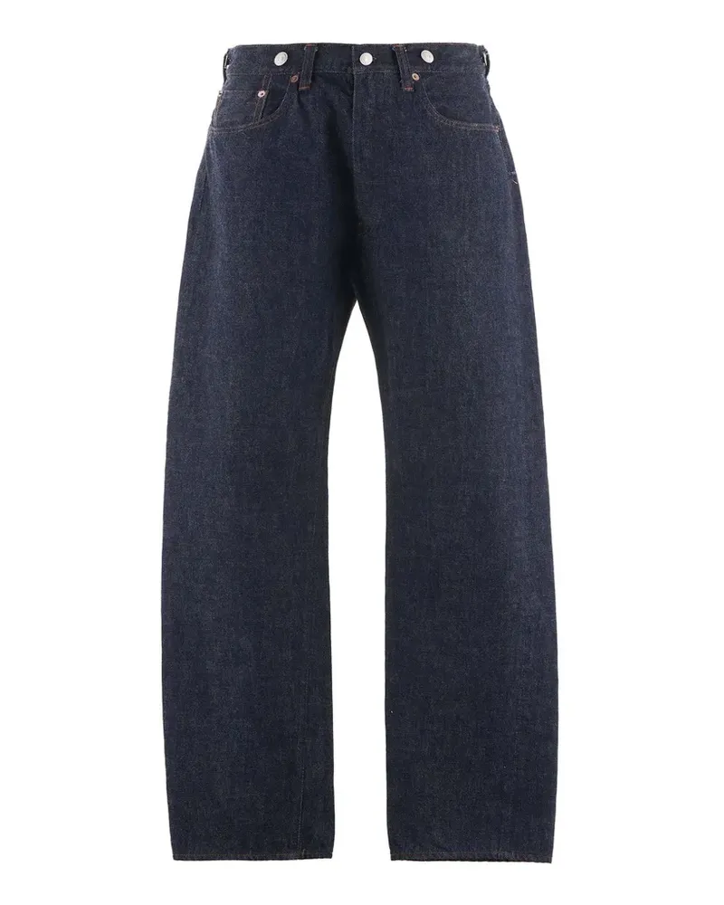SAINT MXXXXXX x BerBerJin buckle-fastening straight-leg jeans - Blau Blau