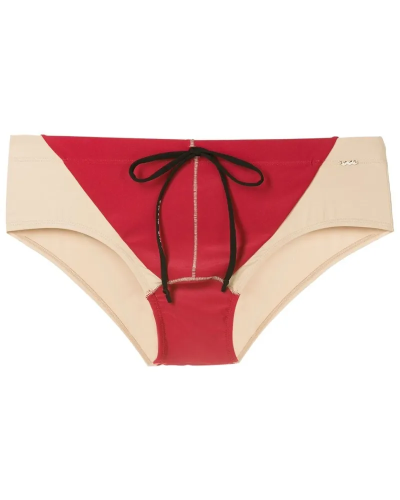 Amir Slama Badehose mit Kordelzug - Braun Braun