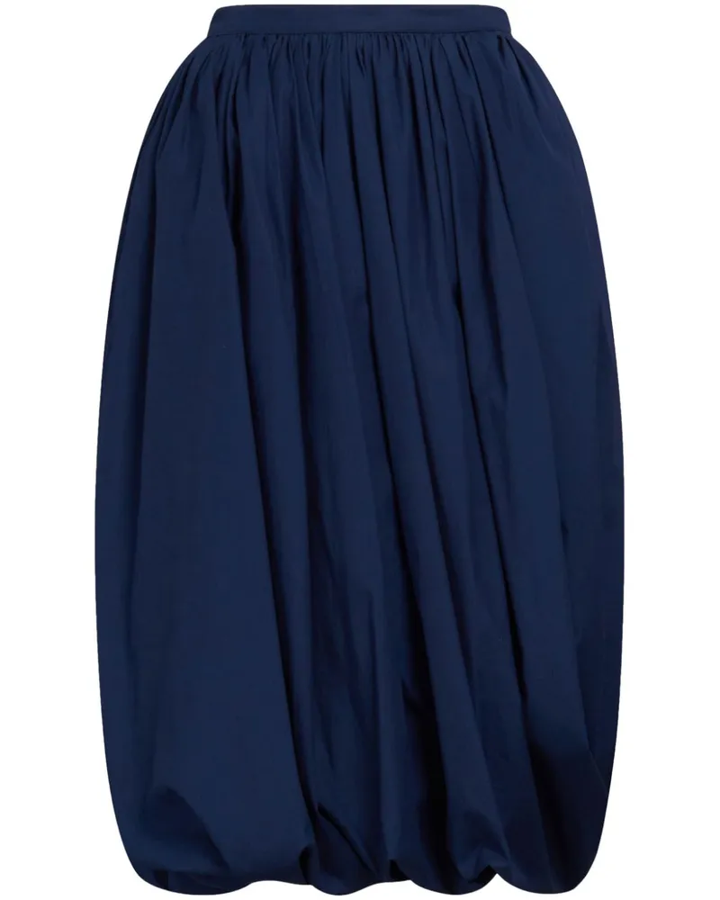 Marni Midirock mit Ballonsaum - Blau Blau