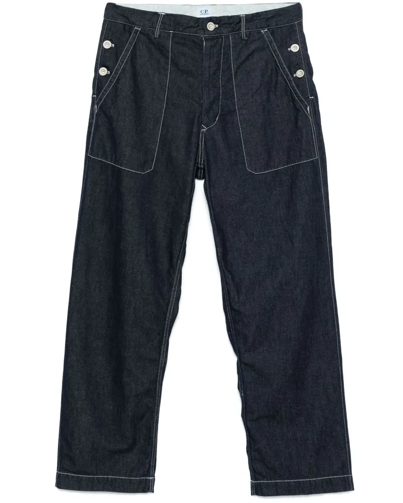C.P. Company Jeans mit geradem Bein - Blau Blau