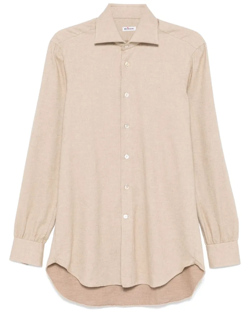 Kiton Klassisches Hemd - Nude Nude