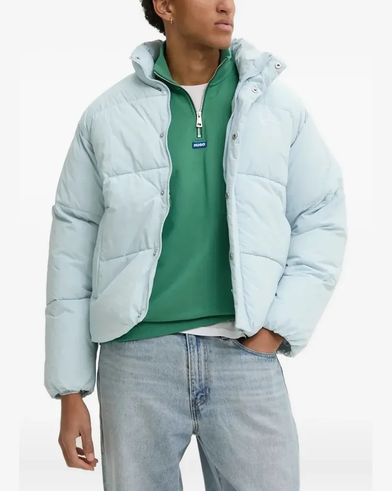 Karl Kani Gesteppte Jacke mit Reißverschluss - Blau Blau