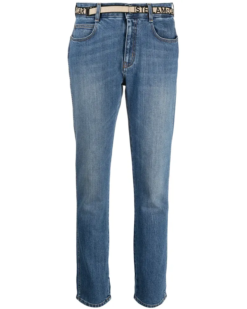 Stella McCartney Hose mit schmalem Bein - Blau Blau
