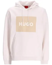 HUGO BOSS Hoodie mit Logo-Print Weiß