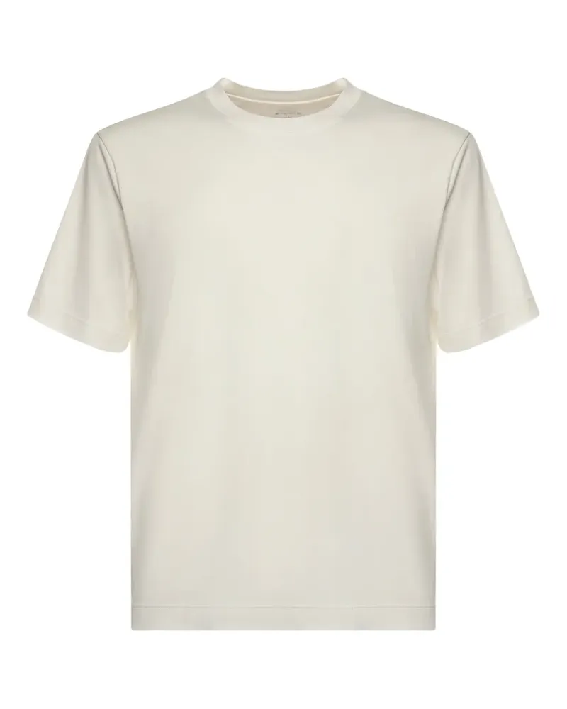 Eleventy T-Shirt mit rundem Ausschnitt - Weiß Weiß