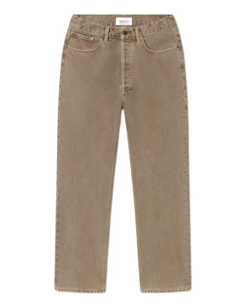 AGOLDE Lana straight-leg jeans - Nude Nude