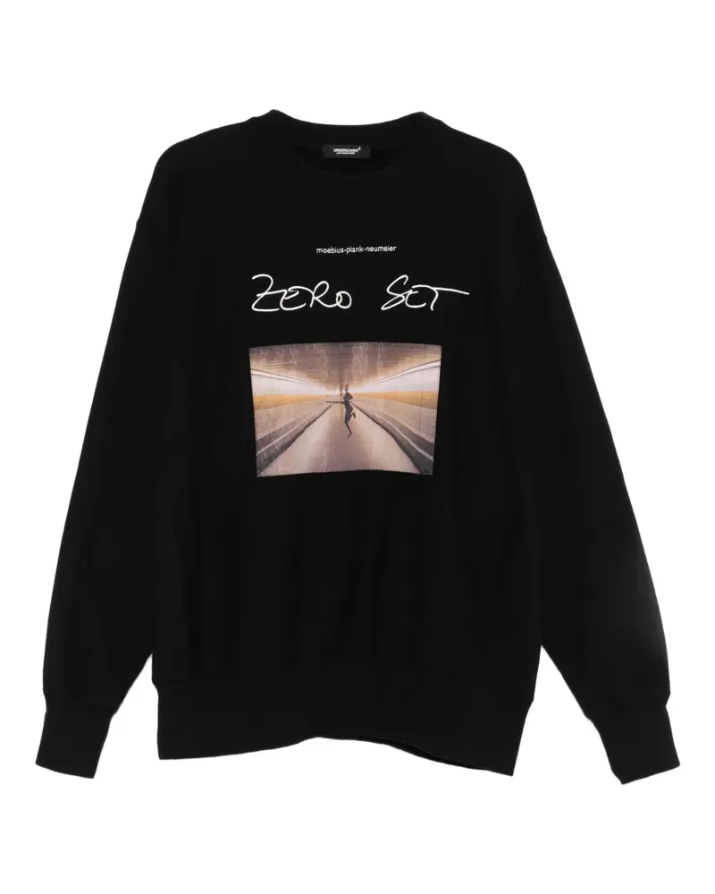 Undercover Sweatshirt mit grafischem Print - Schwarz Schwarz
