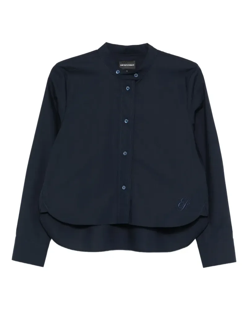 Emporio Armani Hemd mit Stickerei - Blau Blau